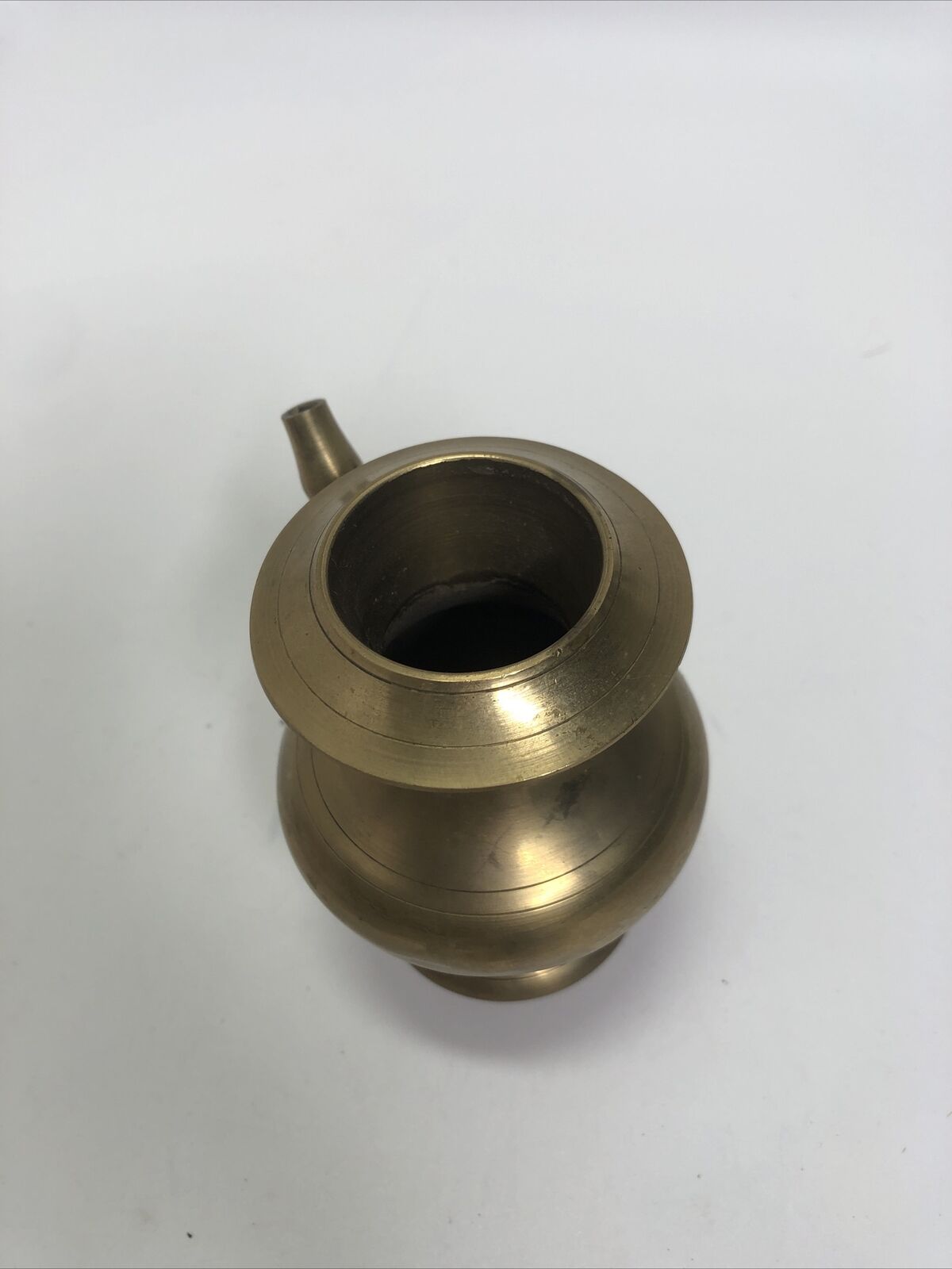  Old Brass Handcrafted Solid Unique Shape Heavy Water Pot With Nozzle