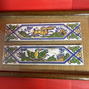 Antique Islamic Tile Zandleh Dynasty 1852 Circa