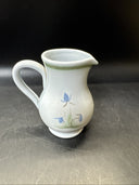 Buchan Pottery Portobello Scotland Thistle Creamer & Sugar Blue