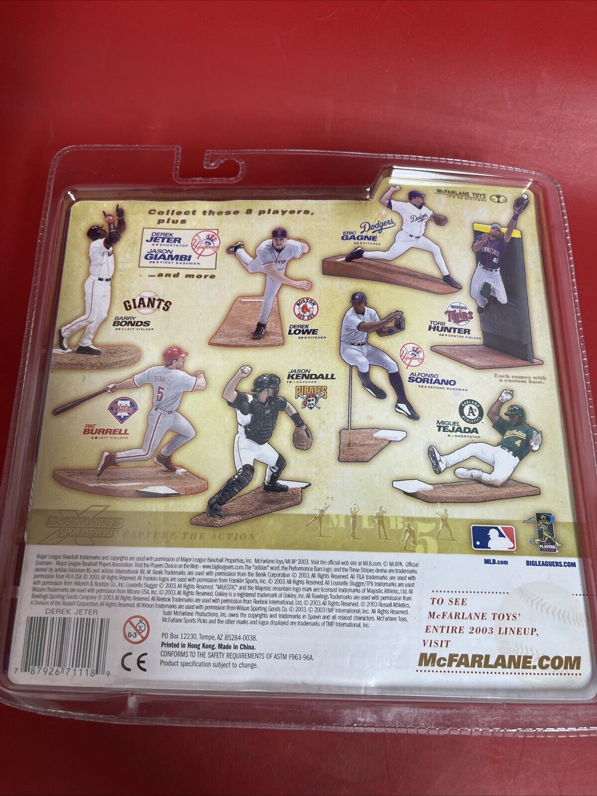 McFarlane MLB Figures: Derek Jeter/Mark Prior/Jason Kendall Lot 3