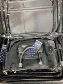 American Flyer Argyle Jacquard -5PC Luggage set -Black