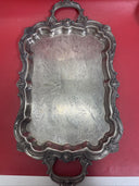 Antique BSC English Victorian 26”x14” Dishes Tray