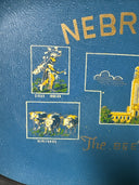 Vintage Nebraska Plastic Serving Tray 11.5x17.5