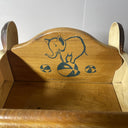 Vintage Delphos Bench Rocking Horse On Springs. Child Toy.