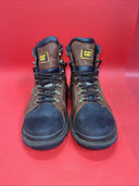 Caterpillar Flexion Manifold Leather Steel Toe Men's Work Boots Color Oak US 9.5