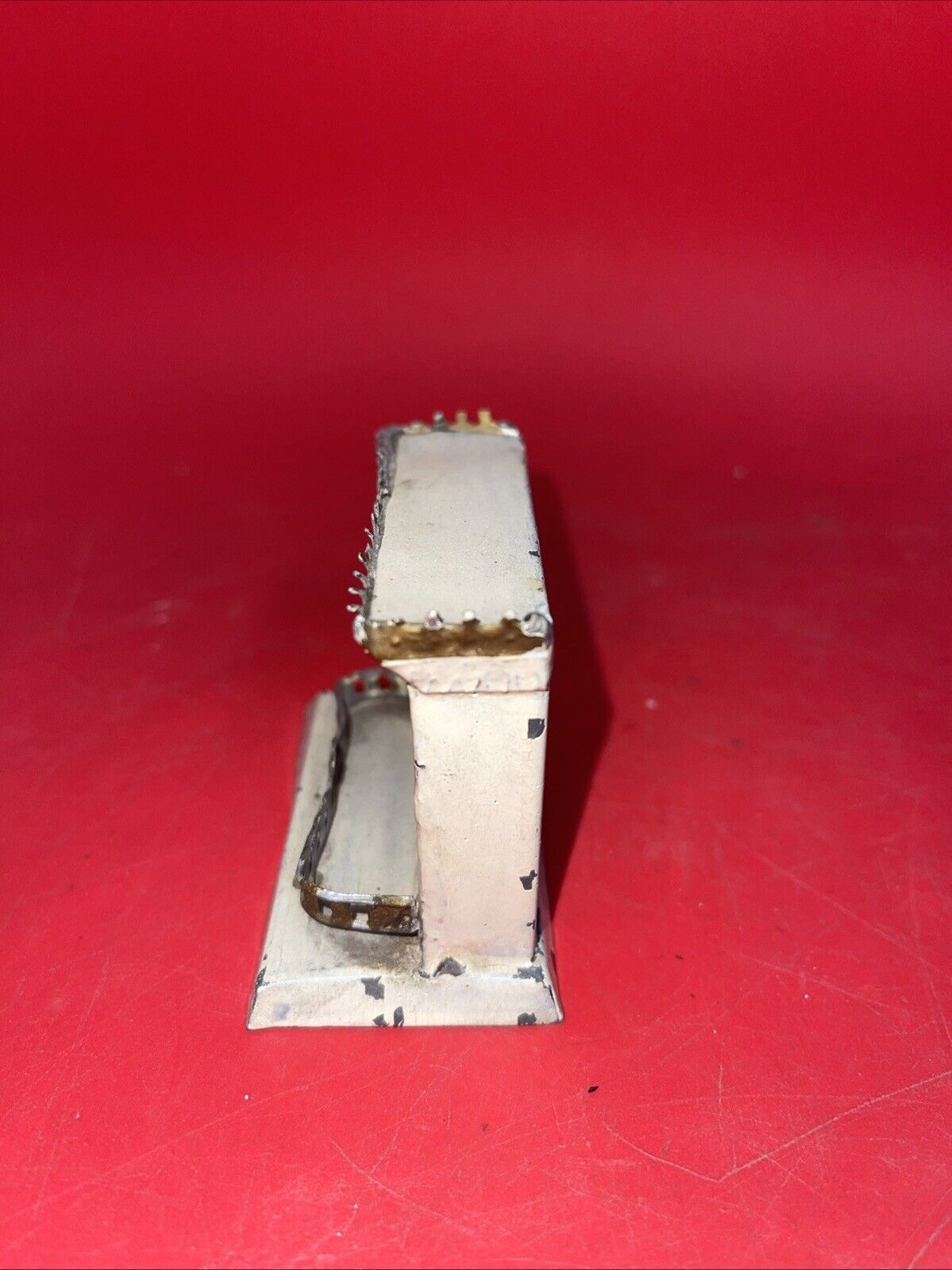 Antique, Dollhouse,  Tin & Soft Metal Fireplace, Shabby & Chic!