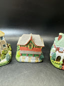 Villages: Lot Of 13 Beautiful Mini Houses
