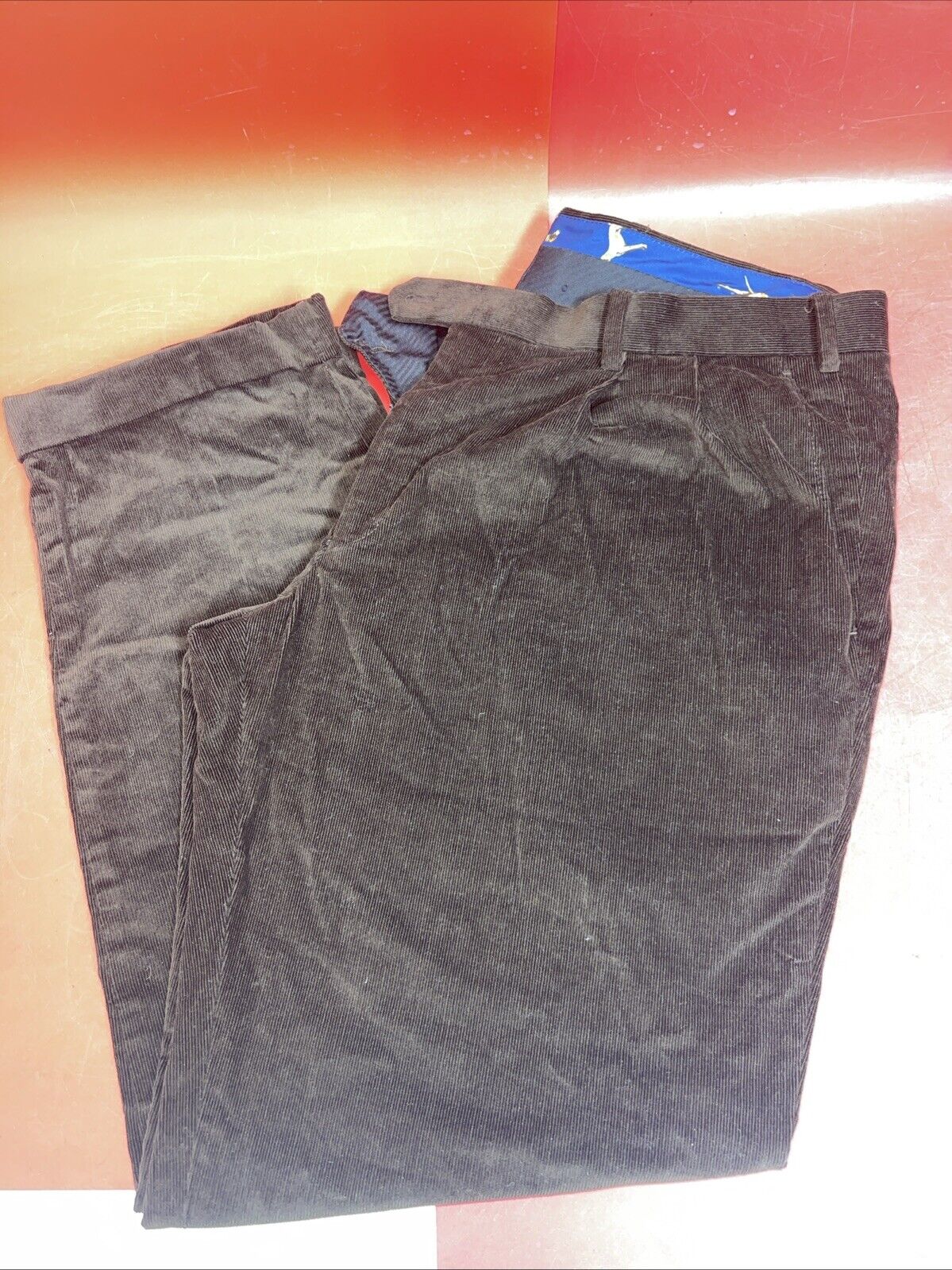 Lauren Ralph Lauren Corduroy Pants Mens 36x30  Brown