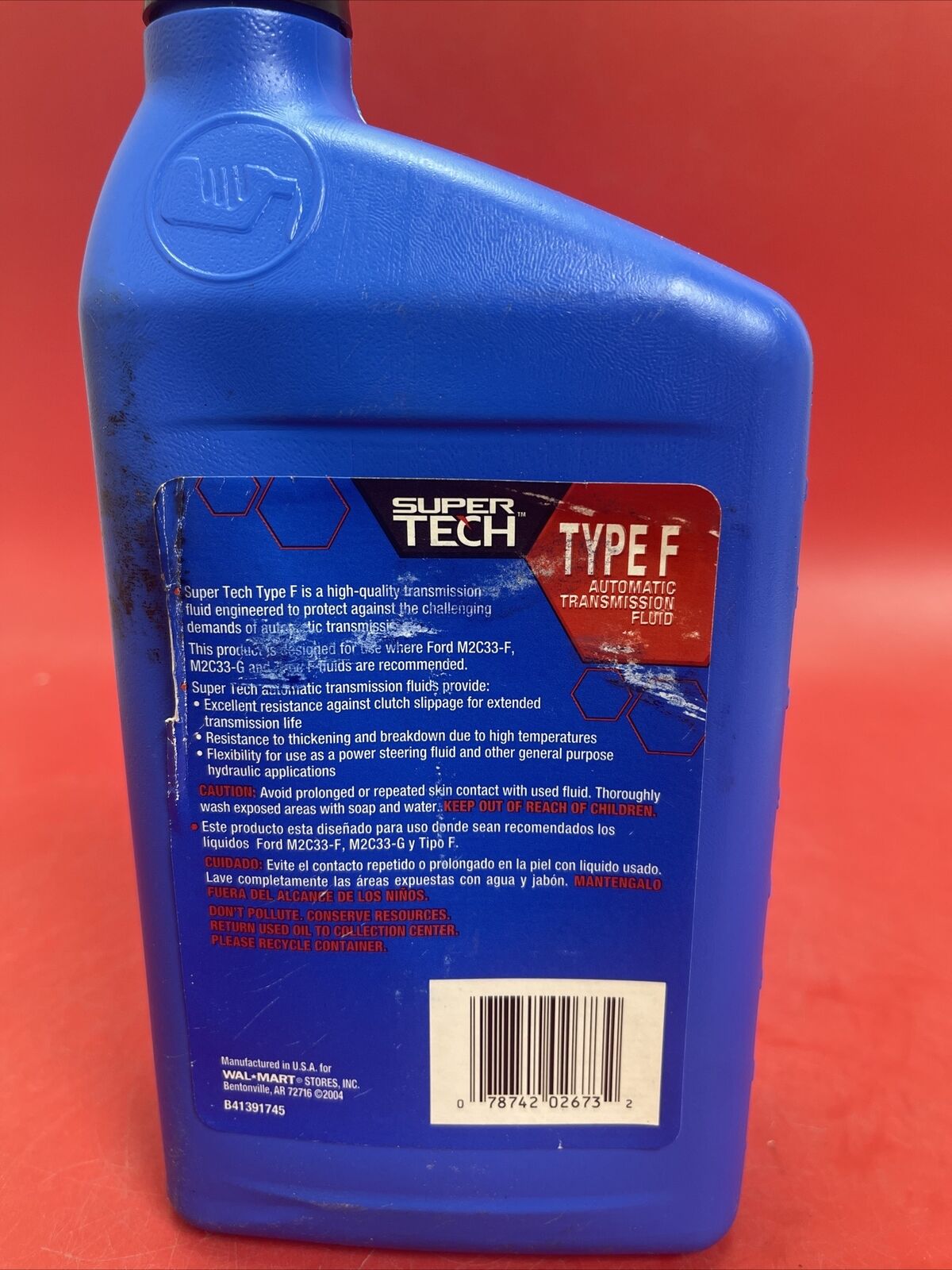 Super Tech Type F Automatic Transmission Fluid, 1 Quart Free Ship USA