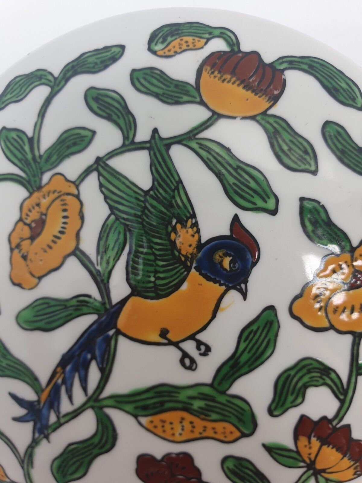 Beautiful Round Lidded Trinket Box