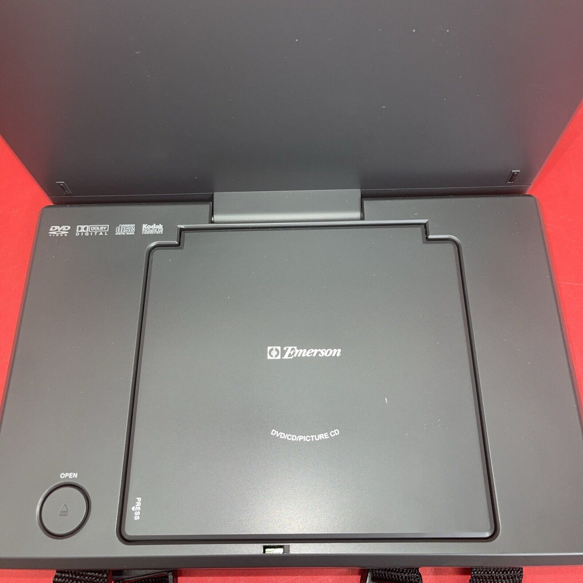 Emerson Two Screen 7" car DVD player PDE-2725N No Tested!