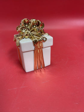 Lenox Keepsake Box w/ Removable Lid & Lavish 24 Karat Gold Bow