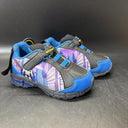 Batman-Boy's blue hook & loop sneakers size 9 By DC Comics