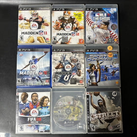 PS3 Sport Games/ Lot Of 9, *8