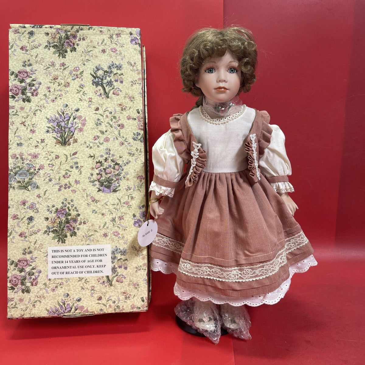 Collectible Porcelain Doll - 18”