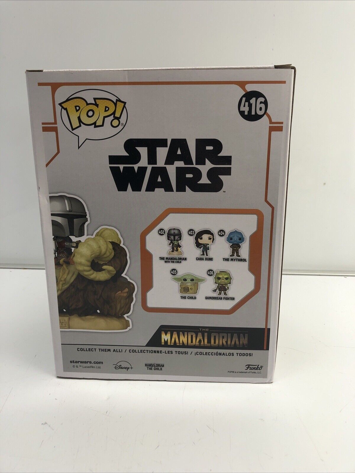 POP The Mandalorian & The Child on Bantha #416