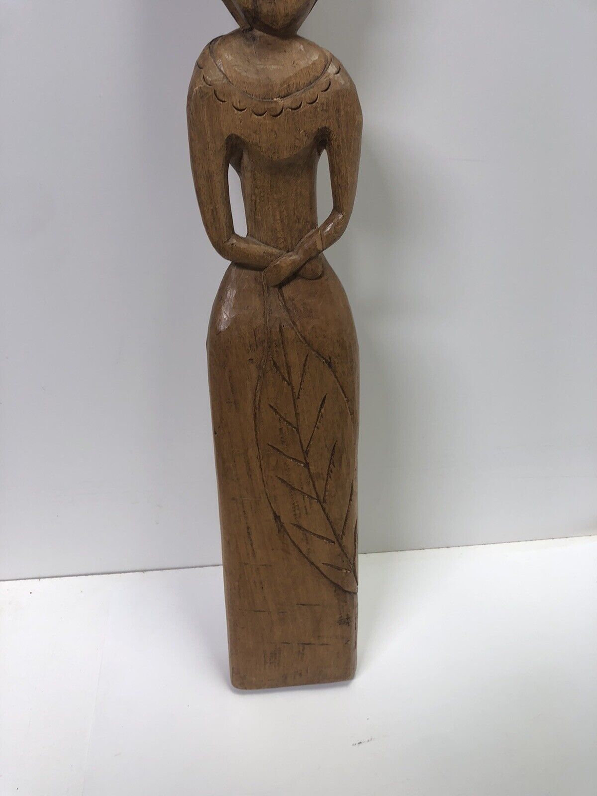 Hand Carved Wooden Statue From The Bahamas 