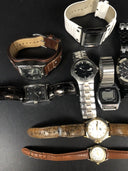 Lot of 9 Watches - Fossil, Seiko, Mercedes Benz… For PARTS