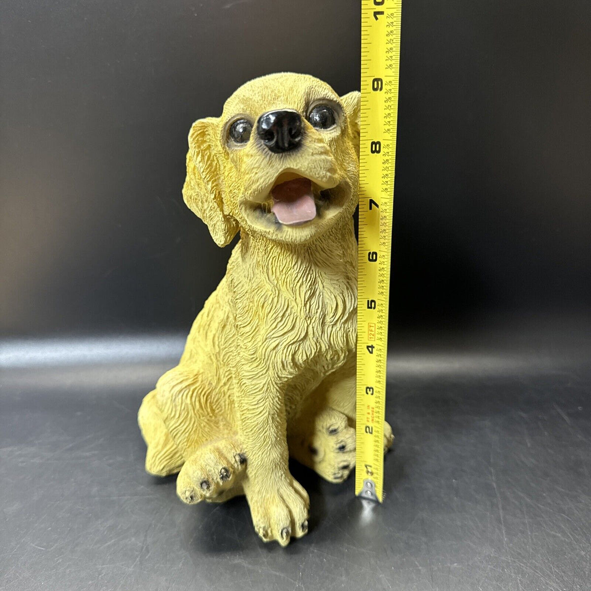 Dog Figurine Resin 9’’ Tall