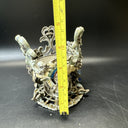 Kirks Folly Secret Of The Seven Angels Wishing Candle Holder Antique Silver-Tone