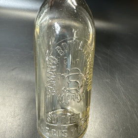 Vintage Ramapo Bottling Works Suffers, N.J. Registered Glass Bottle