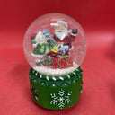Music Box Musical Santa with Presents Snow Globe