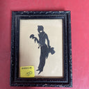 Vintage Victorian Style Vintage Silhouette Art -- Set of Silhouette Art