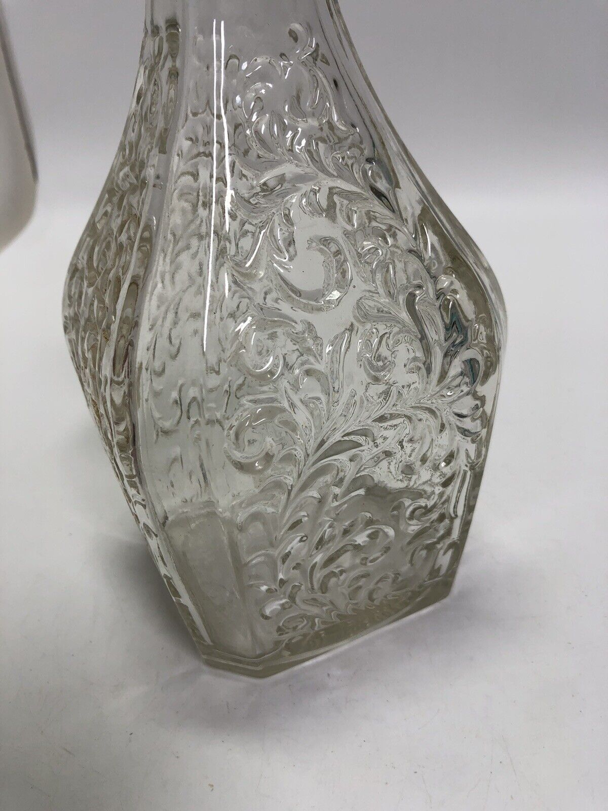Vintage Glass Liquor Decanter with Stopper