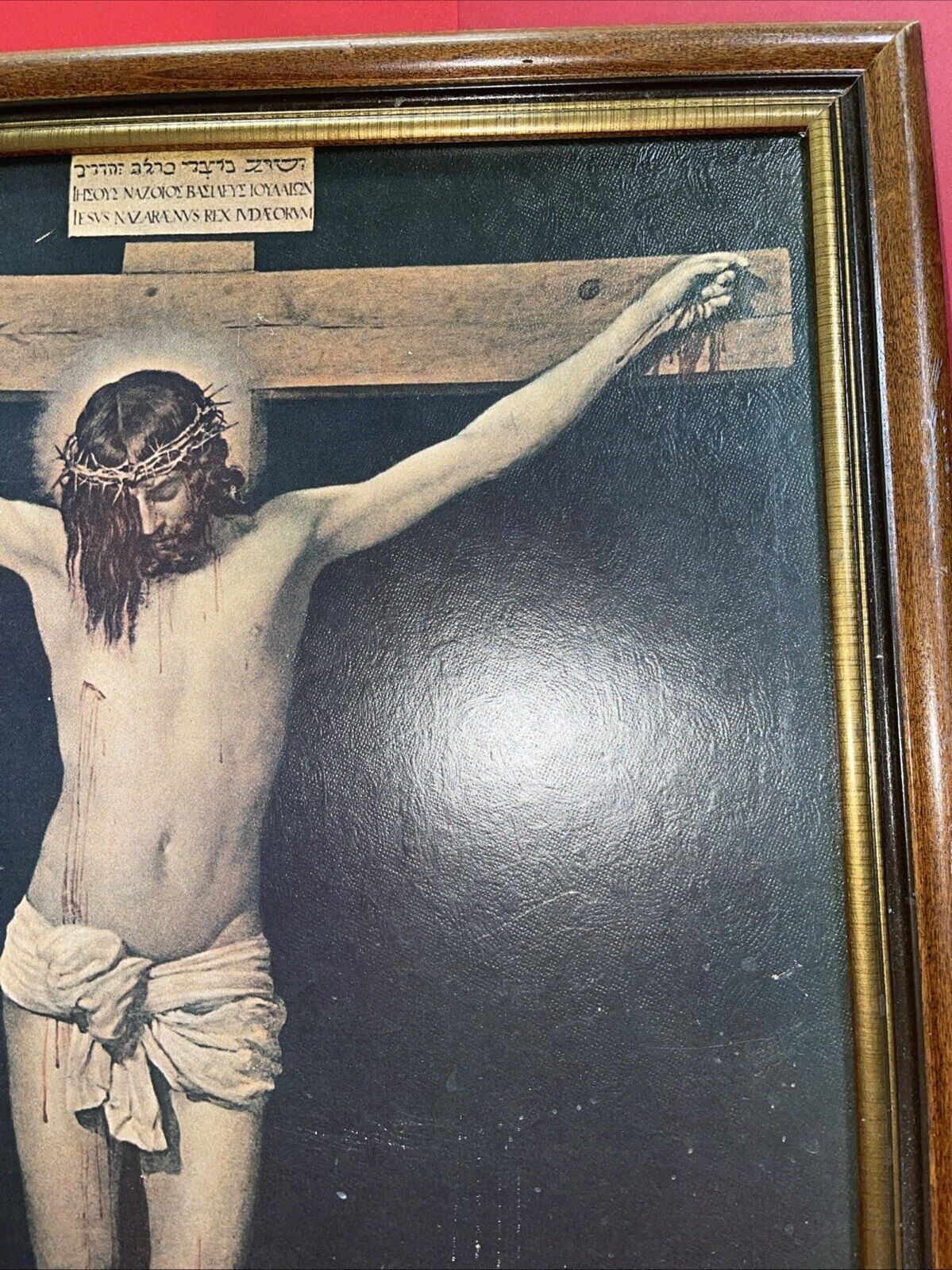 Vintage "Christ on the Cross"  — Fine Art Print 20”x16”