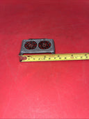 Antique German Dollhouse Metal Tabletop Gas Stove Miniature 1.5x2.5” Kitchen