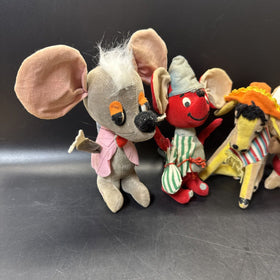 Vintage Dream Pet Cloth Toys/ Lot Of 4