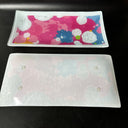 Nordstrom Colorful Glass Tray / Vanity, Lot Of 2