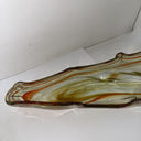 Vintage Large 20" Blown Art Glass Swan  Centerpiece Planter Bowl Dish