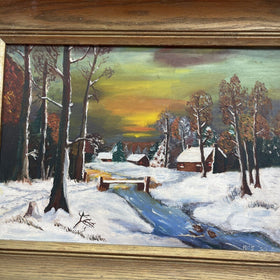 American Impressionist Painting  - Signed RCS  ‘50- Artist Unidentified
