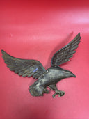 Vintage Nice Patina Brass Eagle Great For Door Wall