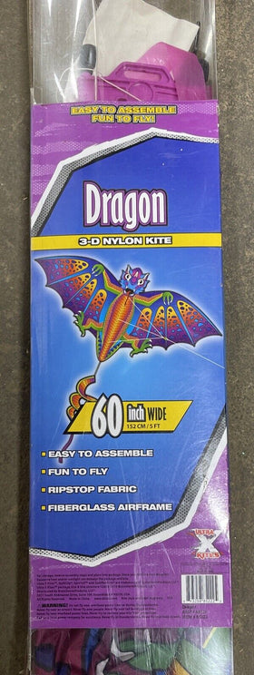 3-D Dragon Kite - 60 inch Wingspan KiteSEALED