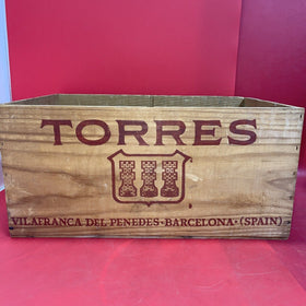 Vintage ~ Wood Crate/Box ~ Miguel Torres~ Spain ~ Vintage 1984