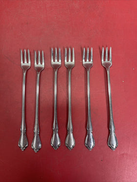 Oneidacraft Deluxe CHATEAU  *1 Cocktail/Seafood Fork* 6 Stainless Flatware