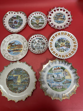 Vintage Plate Set Of 8