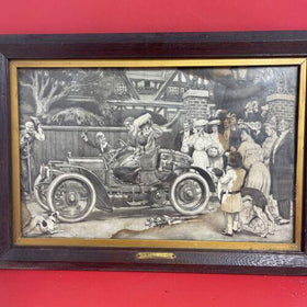 Vintage Late 1800's Walter Appleton Clark Orig Print "When an Owner Drives"