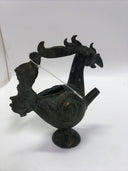 Ancient China Bronze Ware Dynasty Phoenix Bird Zun Wine Vessel Tea Pot