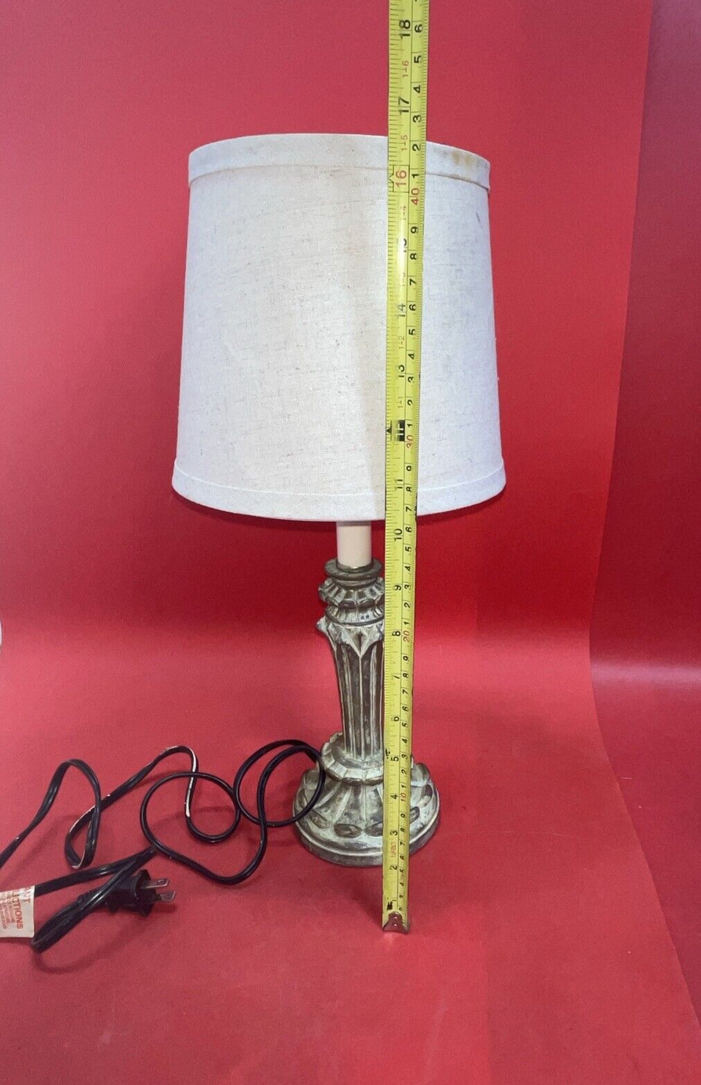 Decorative Metal Table Lamp 16" Tall