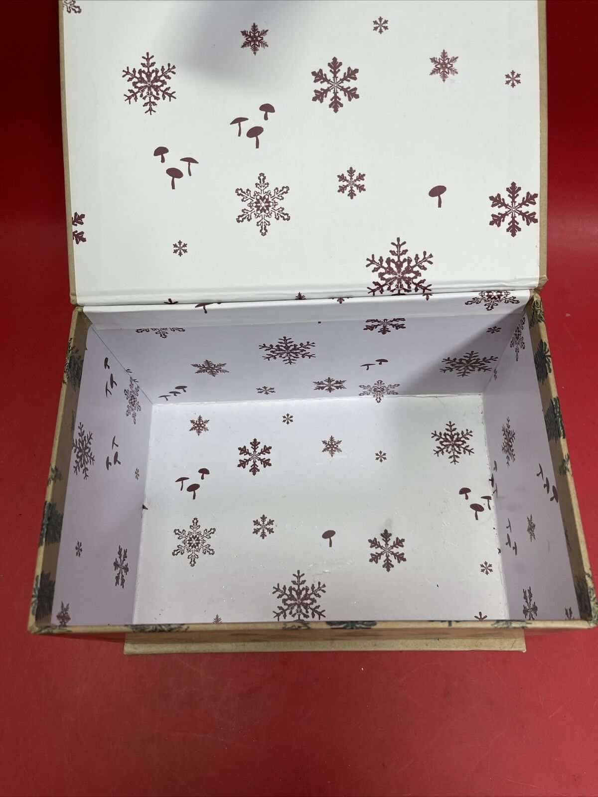 Christmas Sm Magnetic Closure Box Rigid Christmas Decor Gift