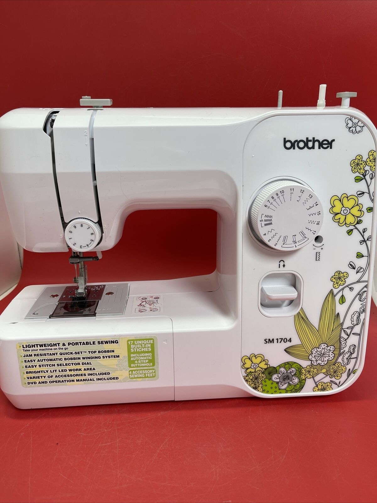 Brother SM1704 17 Stitch Sewing Machine,without Cord