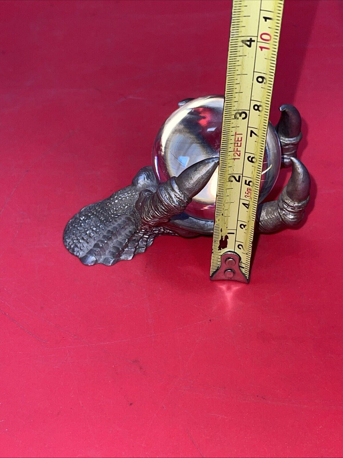 1989 Perth Pewter Ray Lamb Hand Crafted Pewter Dragon's Claw Sculpture