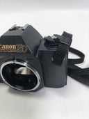 Canon T50 35mm SLR Film Camera w/ 28mm Lens & Strap untested