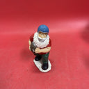 Santa Figure 5”Happy Gardening ,Football, Cook.Lot 3