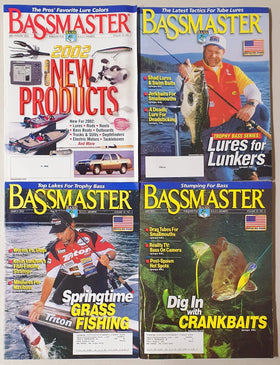 Bass Master magazine Lot of 12 (2002-2004)