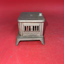 Vtg Star Miniature Cast Iron Cookstove 4x3 Dollhouse Sample Wood Burning Stove