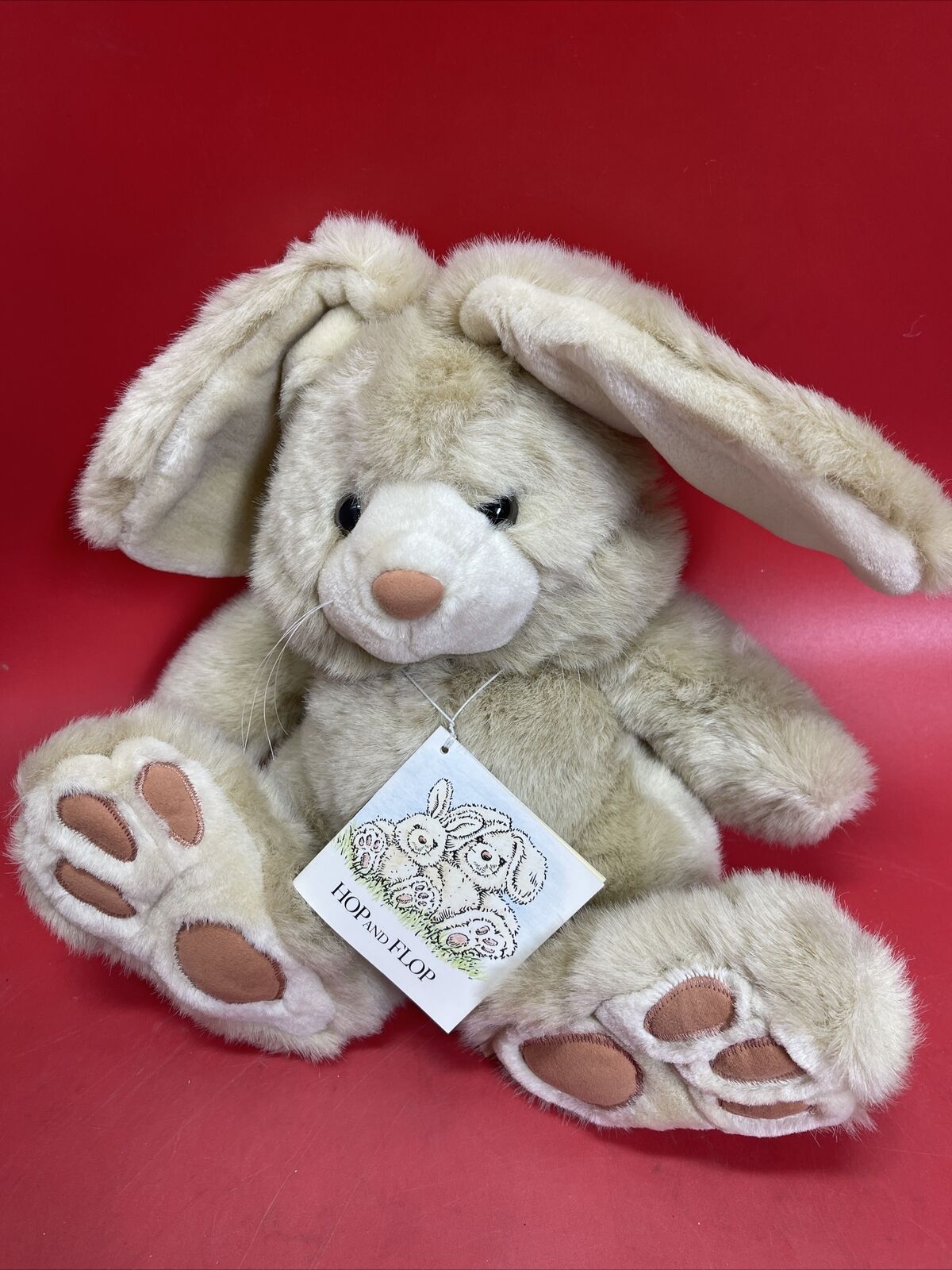 Vintage Dayton Hudson Hop Bunny Rabbit Plush 10 inch with Original Book 1985